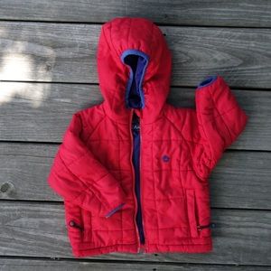 Quilted  Coat with Hood. Boy or Girl. 18 months